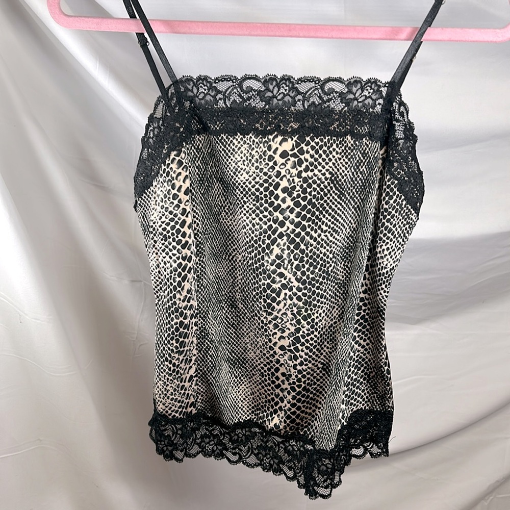 The Limited Y2K‎ Snakeskin Lace Trim XS